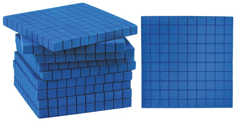 Teacher Created Resources Foam Base Ten, Hundreds Flats (20713) - Image 1
